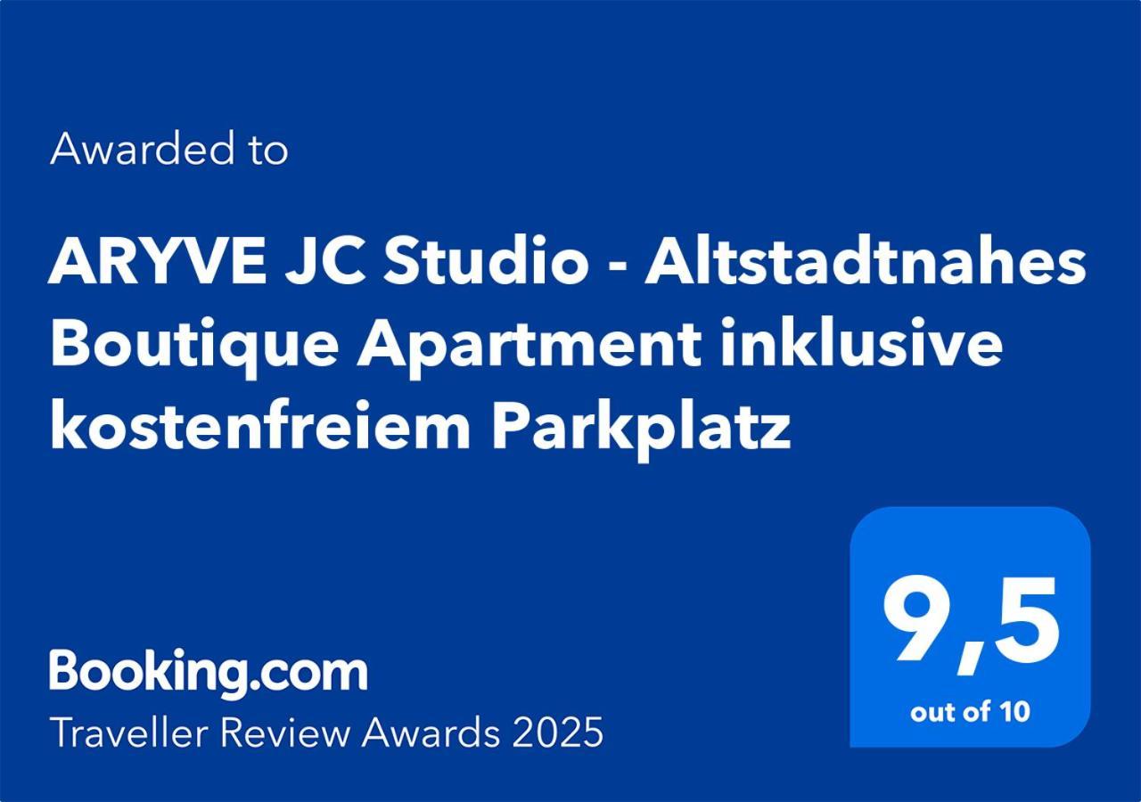 Aryve Jc Studio - Altstadtnahes Boutique Apartment Inklusive Kostenfreiem Parkplatz Erfurt Exteriör bild